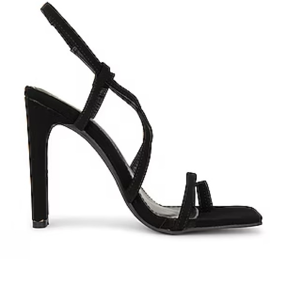 Revolve Superdown Lynda Strappy black heels - Picture 1 of 5